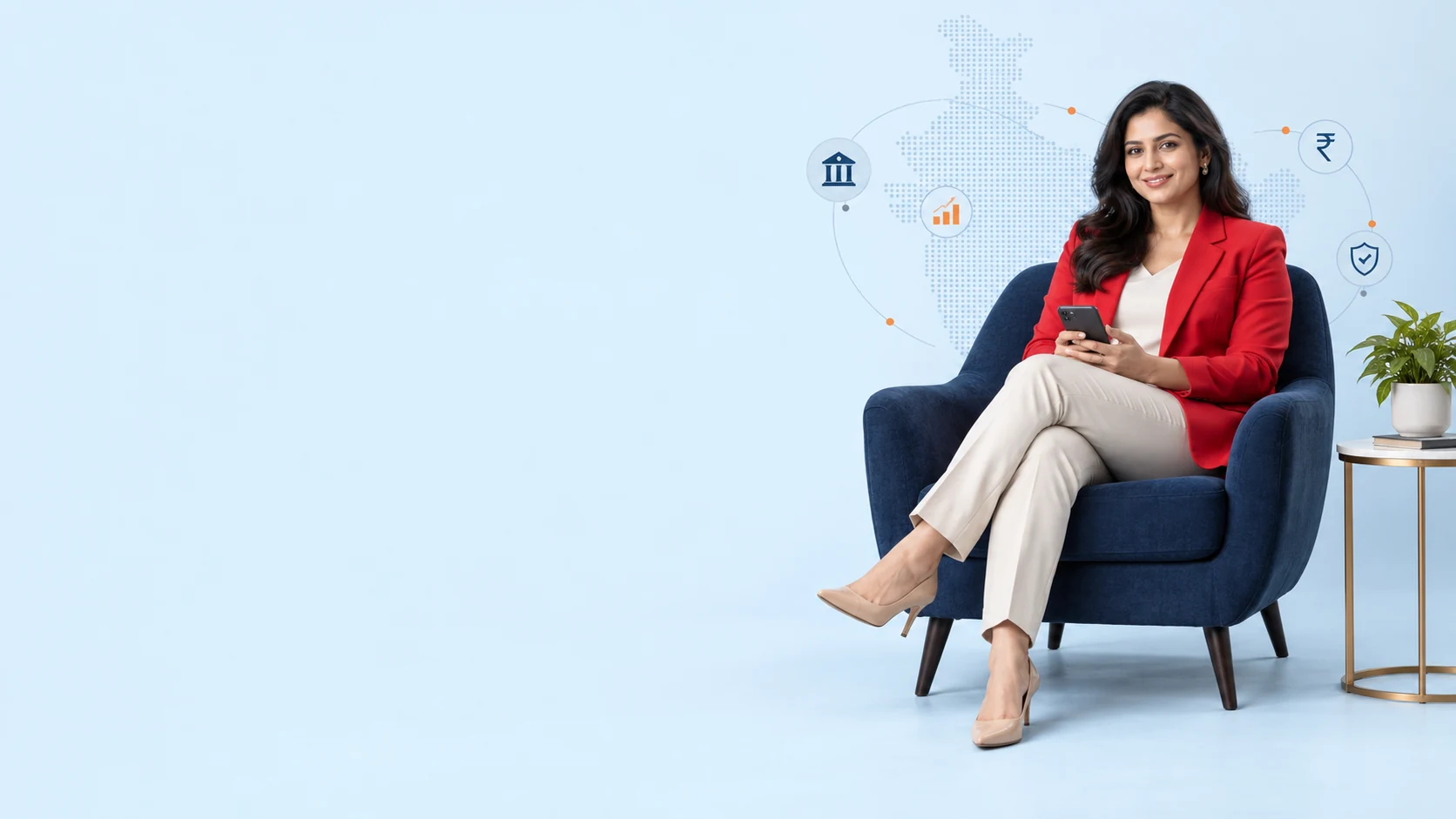 JALA SAI modern female banking professional